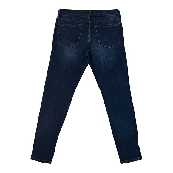 Banana Republic Women's Mid Rise Skinny Jeans Dark Wash Size 4 - Picture 7 of 8
